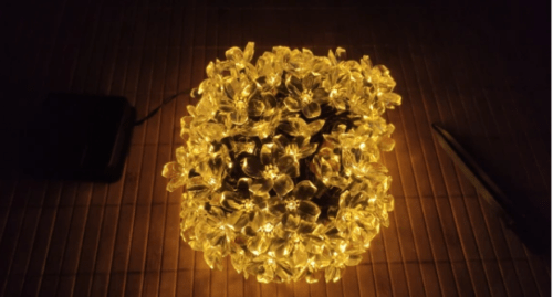 SOLARLIGHT™ Girlanda Solarna Lampki LED Kwiatki photo review