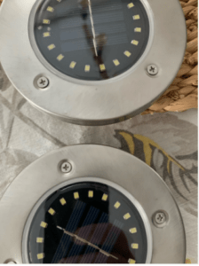 SOLARLIGHT™ Lampki Solarne Gruntowe 16 LED Disk 4 szt. w zestawie photo review