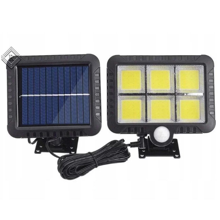 SOLARLIGHT™ Lampa Solarna 120 LED z Czujnikiem Ruchu i Zmierzchu