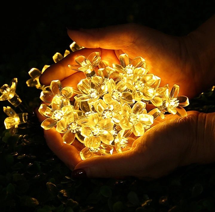SOLARLIGHT™ Girlanda Solarna Lampki LED Kwiatki