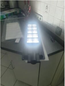 SOLARLIGHT™ Lampa uliczna 700W 7000 lm zasilanie bateryjne photo review
