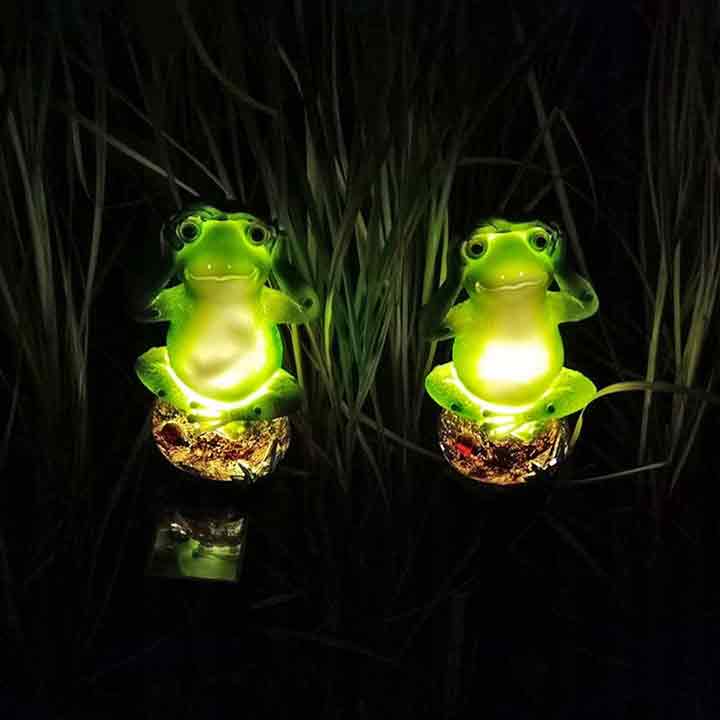 żabki świecące dwie